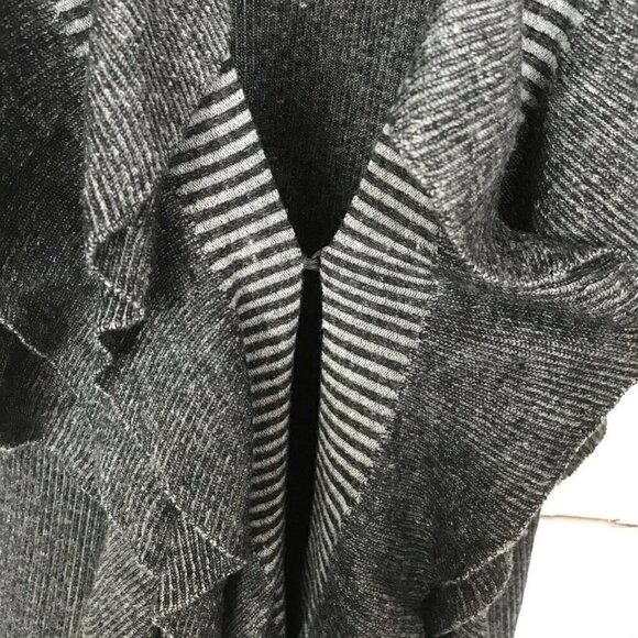 Alice+Olivia Duster Sweater Vest Gray Marled XS - Picture 3 of 8